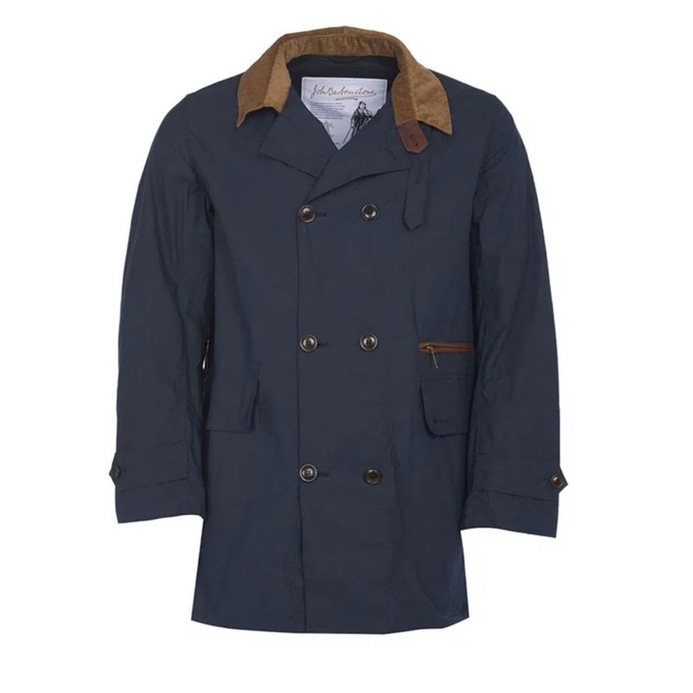 BARBOUR® HAYDON WAX JACKET in Navy size Small